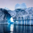 세계에서 가장 놀라운 아이스버그 및 빙하 25곳 이미지