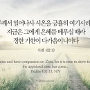 오늘의 &#39;영어성경 사진&#39;(363강) “긍휼(矜恤)”(시편 102편 13절) 이미지