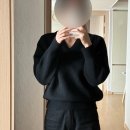 written - 낫띵리튼 파운드 알파카 스웨터 블랙 pound alpaca sweater 후기 (문달, 체, 페세스 브이넥...