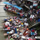 방콕 근교 - 암퍼와 수상시장 Amphawa Floating Market 이미지