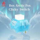 Kailh Arctic Fox 스위치 키보드 스위치, 기계식 MX 스위치용 라이트 가이드 포함, RGB SMD 클릭키 스위치, 5 핀, 이미지