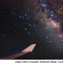 여객기 타고.... 11km 하늘에서 촬영한 은하수 ‘화제’ 이미지