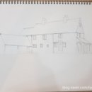 연필로 그리는 어반스케치 이미지