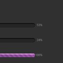 [CSS] Glossy Progress Bar 이미지