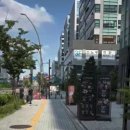 헤어숍 앞 횡단보도 이미지