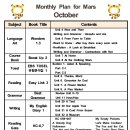 Monthly Plan for Mars October 이미지