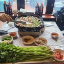 나드리독 | 주차 편리한 청도 미나리 맛집 한재나드리 삼겹살 파티