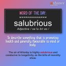 Enhance-Word of the Day:salubrious! 이미지