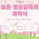 보은어린이공원 | 보은 보청천 벚꽃길 축제 시작 전 개화 상황 4/3 아직 이른 벚꽃 행사장