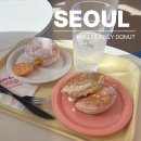 홍대 연남동 홀리앤졸리 디저트카페 빵지순례 황치즈도넛 후기
