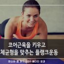 [위밴드수술] 코어근육을 키워주고 신체균형을 맞춰주는 효과적인 방법, 플랭크운동 이미지