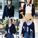 폴로 우먼 피마코튼 가디건 M 사이즈 내돈내산, 160cm의 아울렛 득템과 레이어드 기록