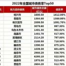 2022년 중국 공산당 지방 정부 부채 잔액 목록 온라인 프라이팬 노출 이미지