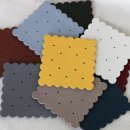 자투리 가죽을 이용하여 코스터 만들기 | 크래커 티코스터 만들기 [업사이클링]