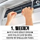 벽걸이 에어컨 셀프청소방법 이미지