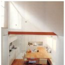 2층과 3층을 개방한 입체적인 원룸 소형주택 이미지