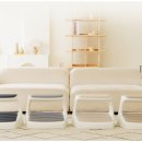 컴퓨터 기본 | 책상 발받침대 발판 사무실 컴퓨터 2단 쿠션 발받침 다리받침대 풋레스트 기본형 실사용 후기