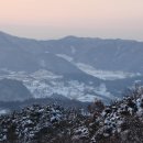 새해 첫날 해돋이 보려고 금당산에서 이미지