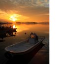 노을과 바다 이미지