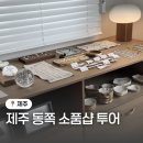메이드앤뷰 | 제주여행 동쪽 소품샵 투어 내돈내산 추천 루인홈 파앤이스트 다품종 소량생산