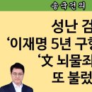 [송국건TV] 검찰 역공에 문재인·이재명·조국 일제히 전전긍긍, 왜 이미지