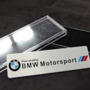 □ BMW MOTOR SPORT 명판 이미지