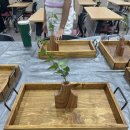 원데이클래스 강좌로 원목 손잡이 트레이(손잡이포함) | 나무쟁반 캄포화병 만들기