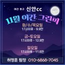 [이벤트] 신안cc 야간 정규 11월 그린피 할인 이미지