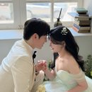 호벤 | 웨딩촬영 소품 코미플라워에서 조화센터피스대여 호벤스튜디오 촬영 후기
