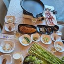 한재미나리와삼겹살거리 | 청도 한재 미나리 삼겹살 맛집 하우스 불편함 없는 외식하기 좋은 한재마실