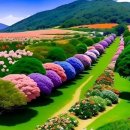 행복한 꽃 이미지