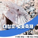 가수세천 | 대청호 벚꽃축제 기본정보와 주차장 가는 길