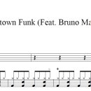 Mark Ronson - Uptown Funk(업타운펑크) 드럼 악보 이미지