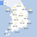 [내일 날씨] 장마전선 경기 남부까지 북상, 모레 전국 비 (+날씨온도) 이미지