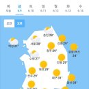 ＜오늘의 날씨 🌞☔️☃️＞ 2023년 6월 9일 금요일 이미지