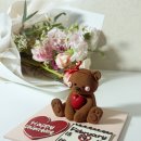 카카오독 | 망원동 기념일케이크 레이지독케이크, 귀여운 곰돌이 케이크 후기