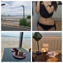 카페, 태안서부시장맛집 호두분식, 천만금 카페, 간월암, 우렁이박사 (ft.히니크 비키니 수영복 후기)