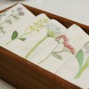 야생화 자수 이미지