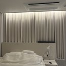 우드라인 | 중앙역 풍경채어바니티2차 74B타입 l 까시아 리드밴드 전동레일, 소프트암막 &amp; 라인우드블라인드 시공후기