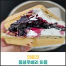 와플칸 | 와플칸 통블루베리 와플 후기