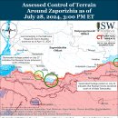 러시아 공세 캠페인 평가, 2024년 7월 28일(우크라이나 전황 이미지
