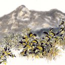 수묵담채화 이미지