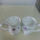 한국도자기 컵외 일반 유리컵 벼룩합니다. 이미지