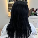 플로이(Flowy)헤어 | 운정미용실 겨울 톤다운 블루블랙 염색 플로이헤어 '재현 디자이너' 후기