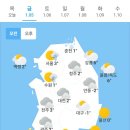 오늘의 날씨🌞☔️☃️, 2024년 1월 5일 금요일 이미지