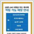 [이마트 서귀포점] 상생 소비 지원금 카드 캐시백 적립 가능 매장 안내 이미지