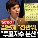 김은혜 "선관위, 의혹제기 우려되니 다른 투표소도 조작 입력하라 지침" 이미지