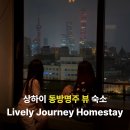 강차당구연구소 | 상하이 숙소 추천 동방명주 뷰 가성비 숙소 Lively Journey Homestay