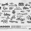 SHAPES BADGES & GRAPHIC STYLES 이미지