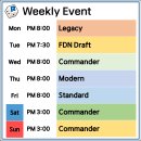 [롤링다이스] 11/11-11/15 월 레가시/화 커맨더/수 커맨더/목 모던/금 스탠다드 이미지